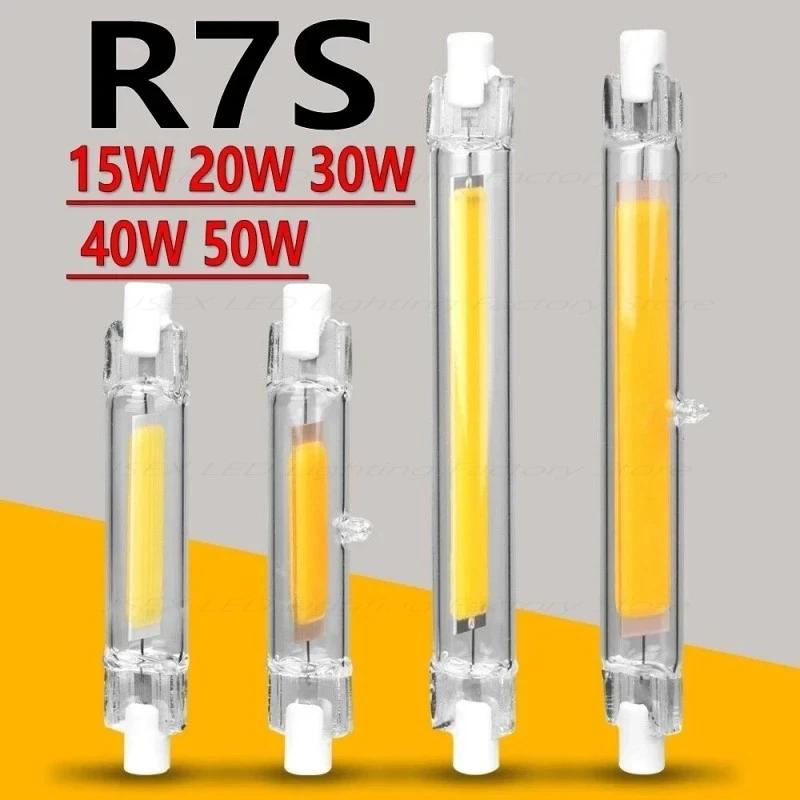  LED  Ʃ COB , R7S  , J78 J118, ҷΰ  ü, AC 110V, 220V, 240V, 78mm, 118mm
